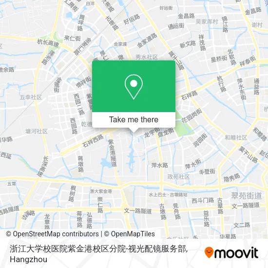 浙江大学校医院紫金港校区分院-视光配镜服务部 map
