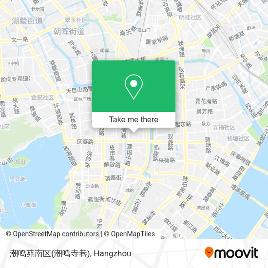 潮鸣苑南区(潮鸣寺巷) map