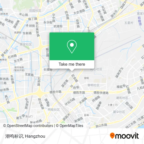 潮鸣标识 map