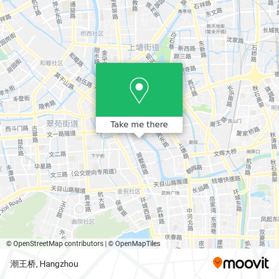 潮王桥 map