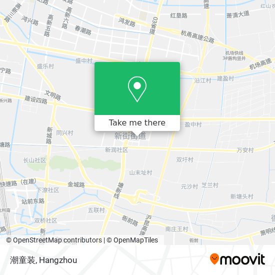 潮童装 map