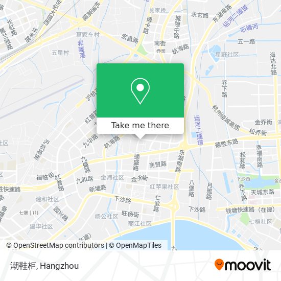 潮鞋柜 map