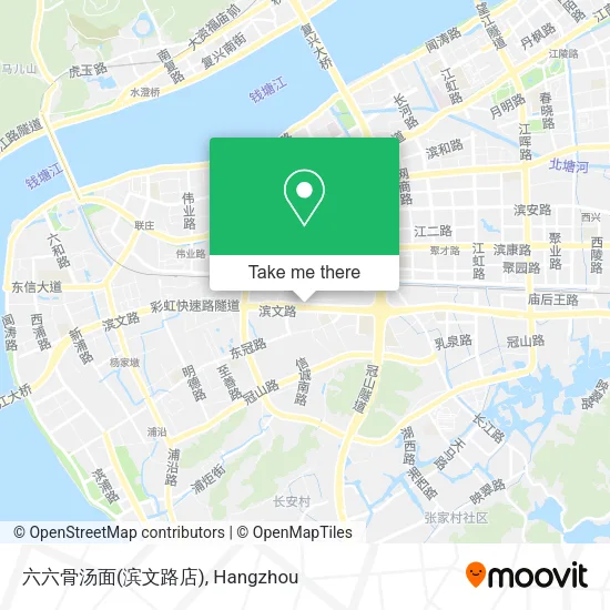 六六骨汤面(滨文路店) map