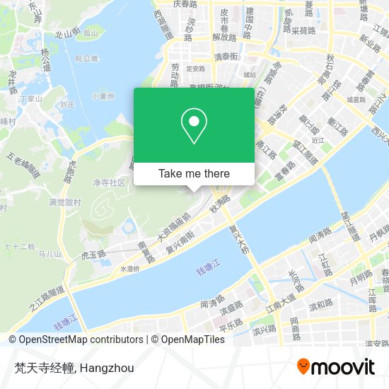 梵天寺经幢 map