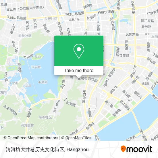 清河坊大井巷历史文化街区 map