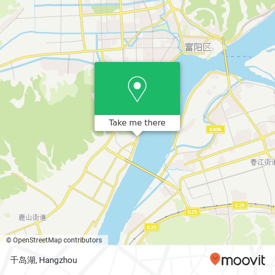 千岛湖 map