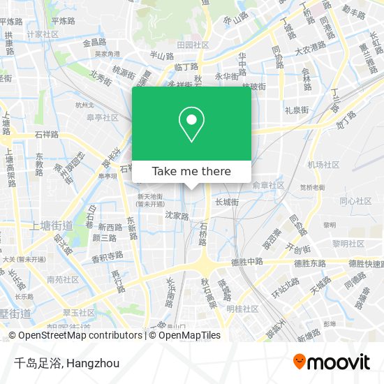 千岛足浴 map