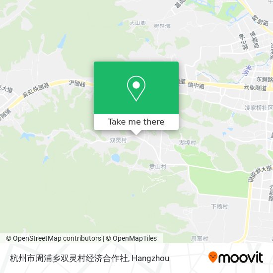 杭州市周浦乡双灵村经济合作社 map