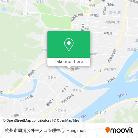 杭州市周浦乡外来人口管理中心 map