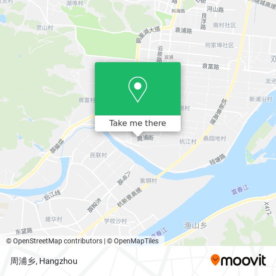 周浦乡 map