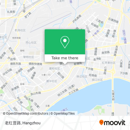 老红普路 map