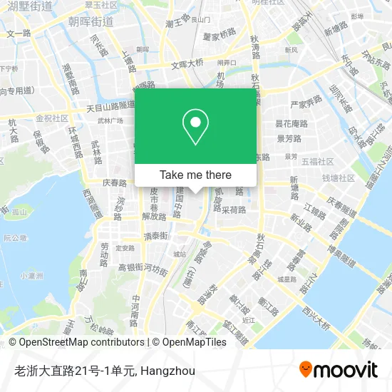 老浙大直路21号-1单元 map