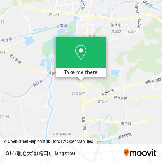 S14/瓶仓大道(路口) map