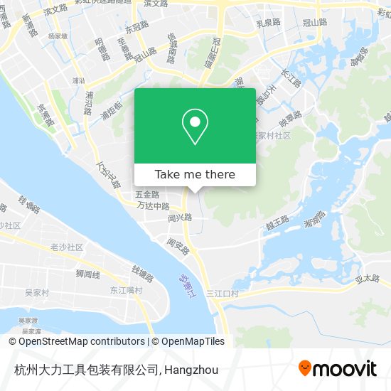 杭州大力工具包装有限公司 map