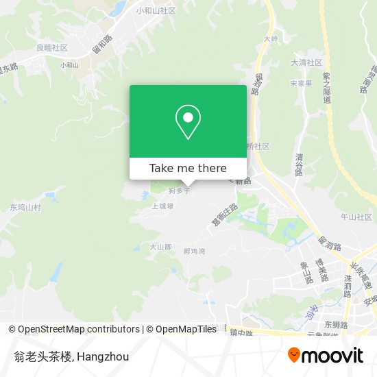 翁老头茶楼 map