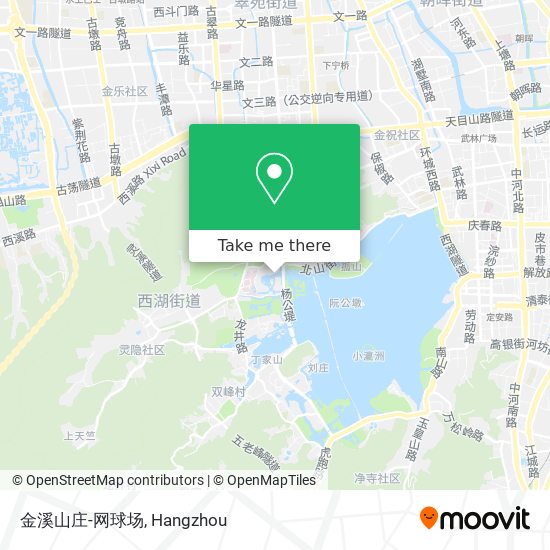 金溪山庄-网球场 map