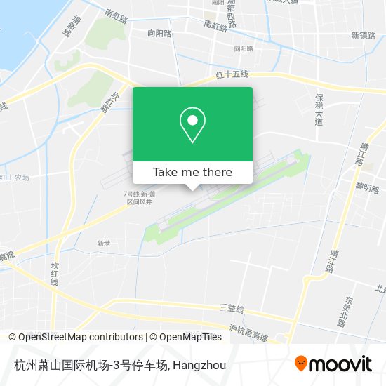 杭州萧山国际机场-3号停车场 map