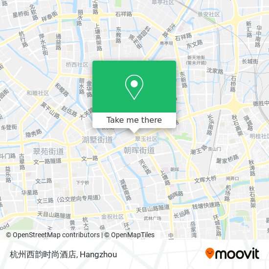杭州西韵时尚酒店 map