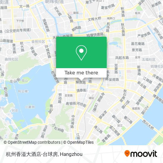 杭州香溢大酒店-台球房 map