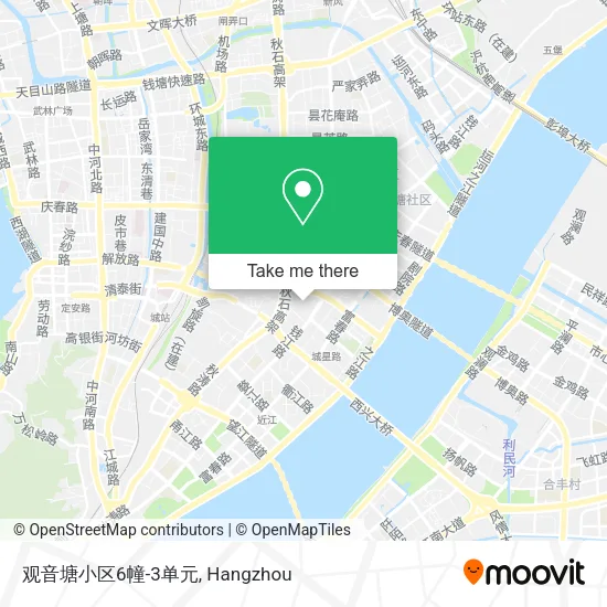 观音塘小区6幢-3单元 map