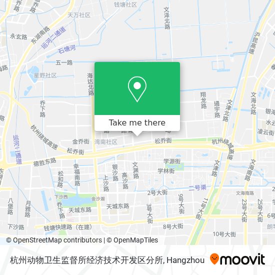 杭州动物卫生监督所经济技术开发区分所 map
