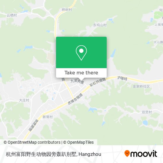 杭州富阳野生动物园旁轰趴别墅 map