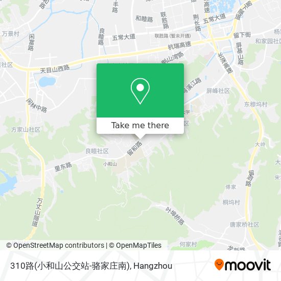 310路(小和山公交站-骆家庄南) map