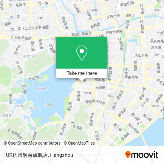 UR杭州解百旗舰店 map