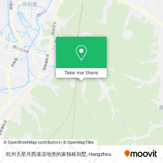 杭州天星月西溪湿地旁的家独栋别墅 map