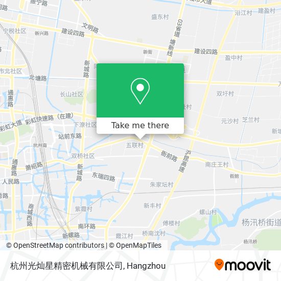 杭州光灿星精密机械有限公司 map