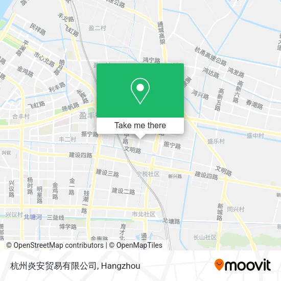 杭州炎安贸易有限公司 map
