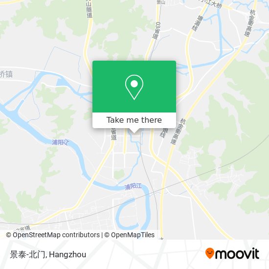 景泰-北门 map