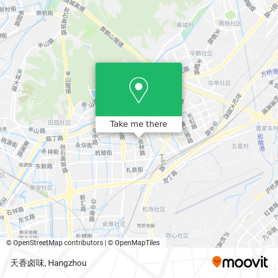天香卤味 map