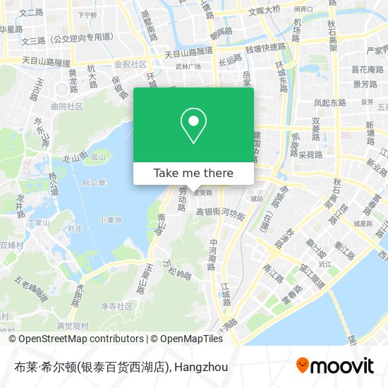 布莱·希尔顿(银泰百货西湖店) map