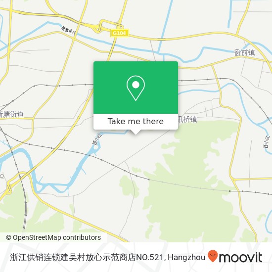 浙江供销连锁建吴村放心示范商店NO.521 map