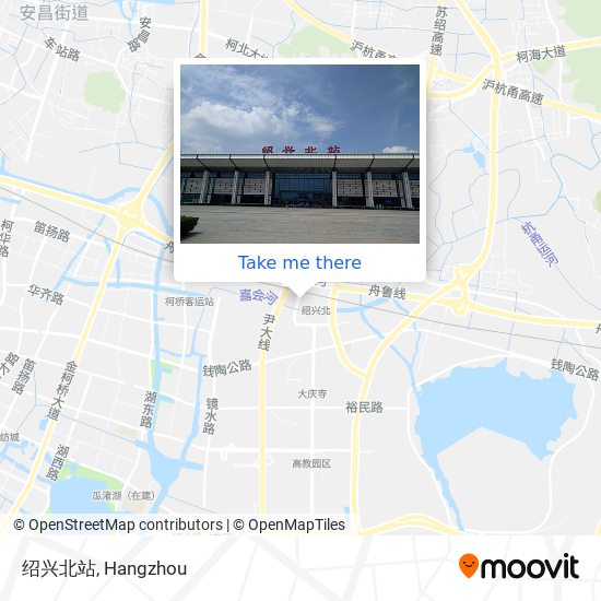 绍兴北站 map