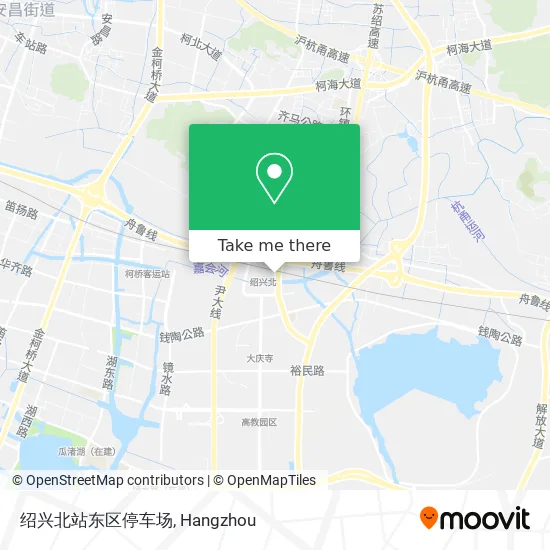绍兴北站东区停车场 map