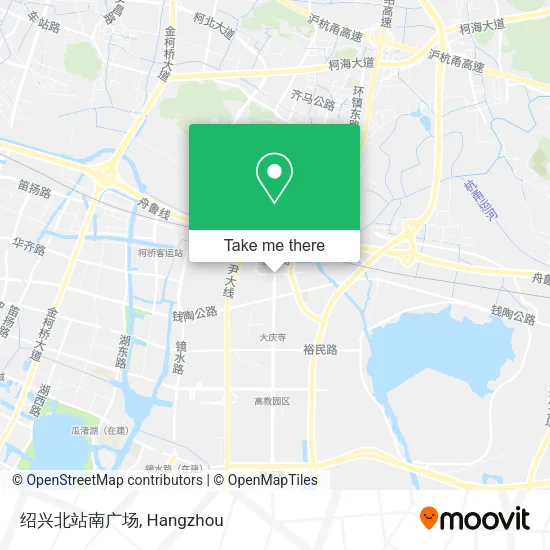 绍兴北站南广场 map