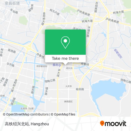 高铁绍兴北站 map