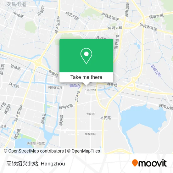 高铁绍兴北站 map