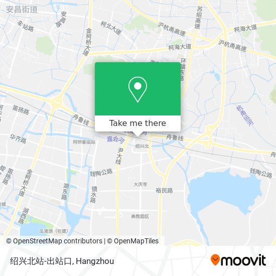 绍兴北站-出站口 map