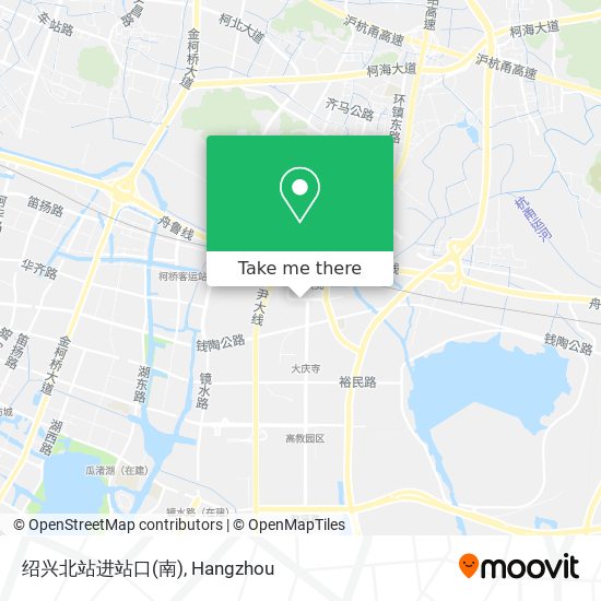 绍兴北站进站口(南) map