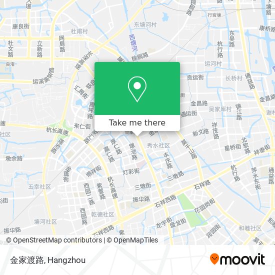 金家渡路 map