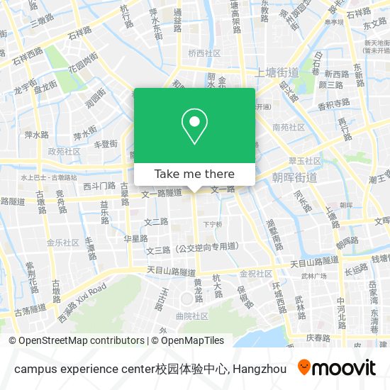 campus experience center校园体验中心 map