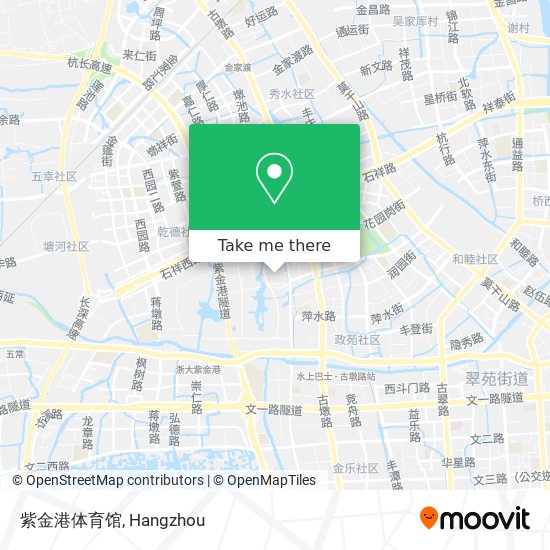 紫金港体育馆 map