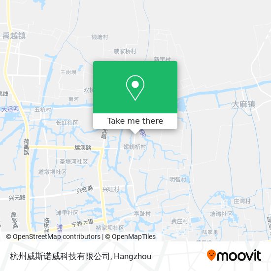 杭州威斯诺威科技有限公司 map
