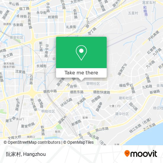 阮家村 map