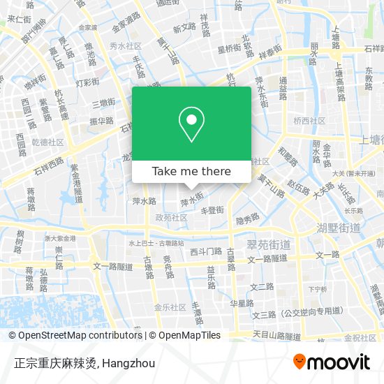 正宗重庆麻辣烫 map