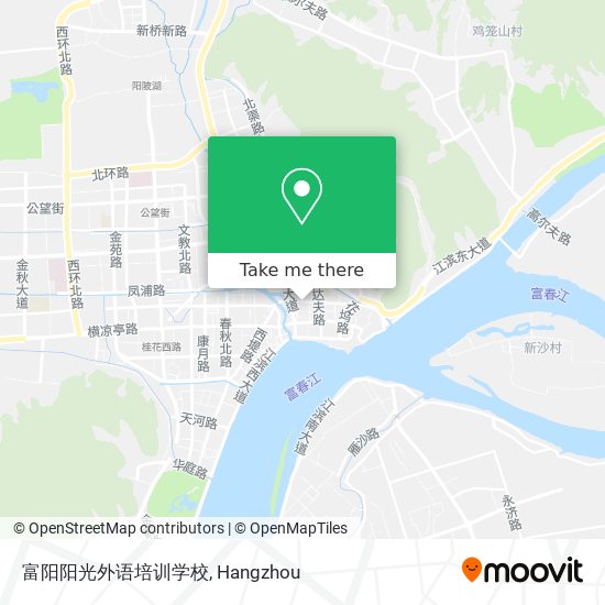 富阳阳光外语培训学校 map