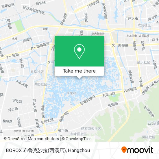 BOROX 布鲁克沙拉(西溪店) map